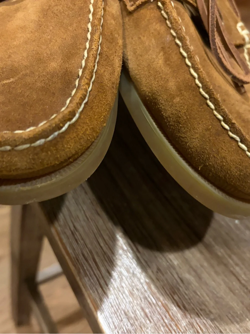 POLO RALPH LAUREN MERTON LUXURY BROWN SUEDE BOAT SHOES SIZE 13 like NEW $195